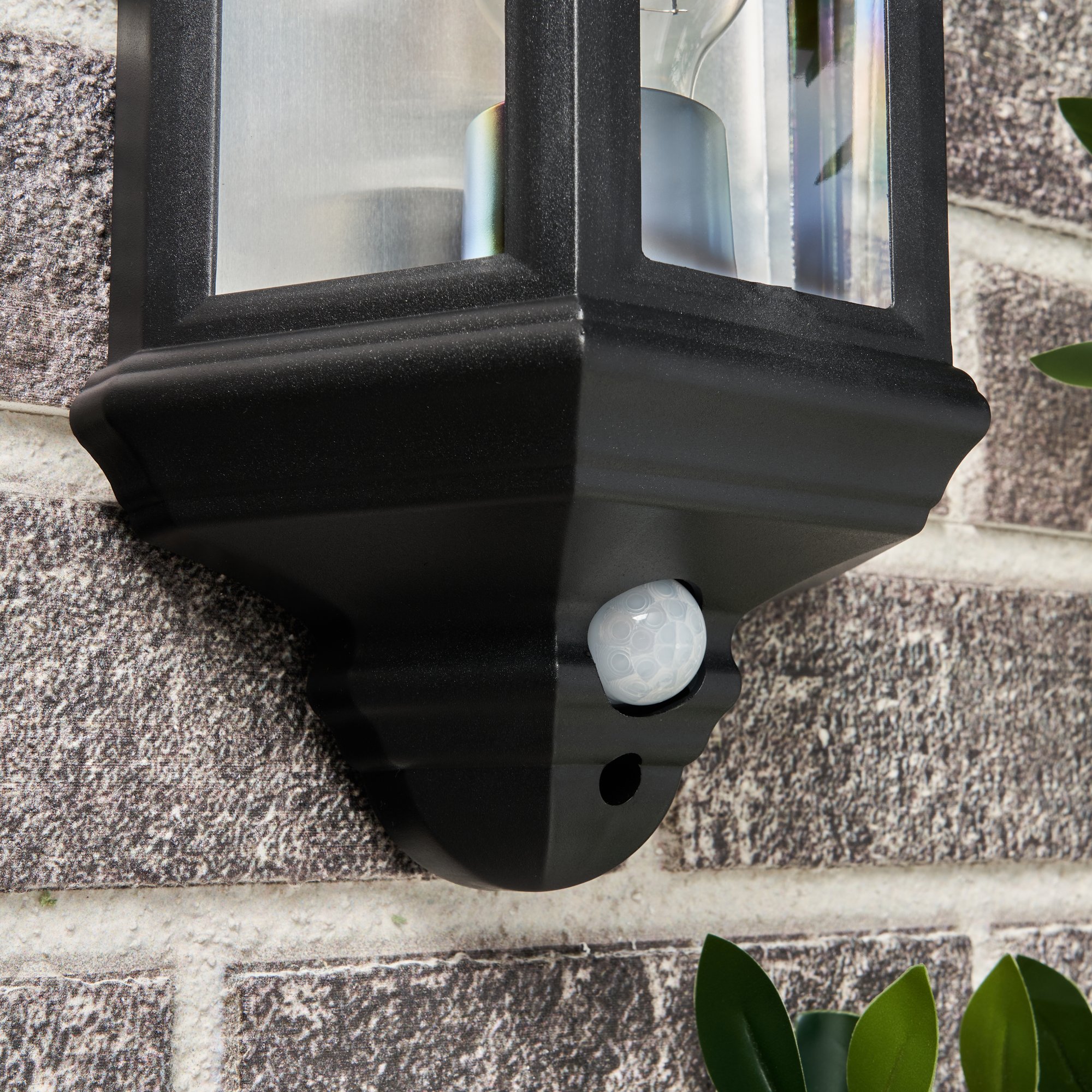 Athena Half Wall Lant wPIR Blk - Image 2