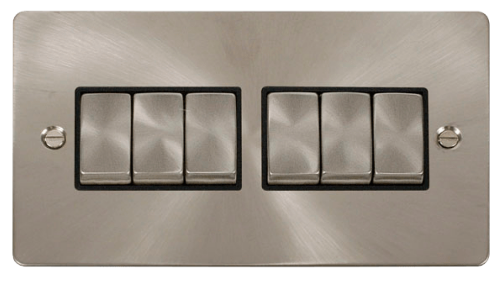 Click FPBS416BK Plateswitch 6G 2W10A