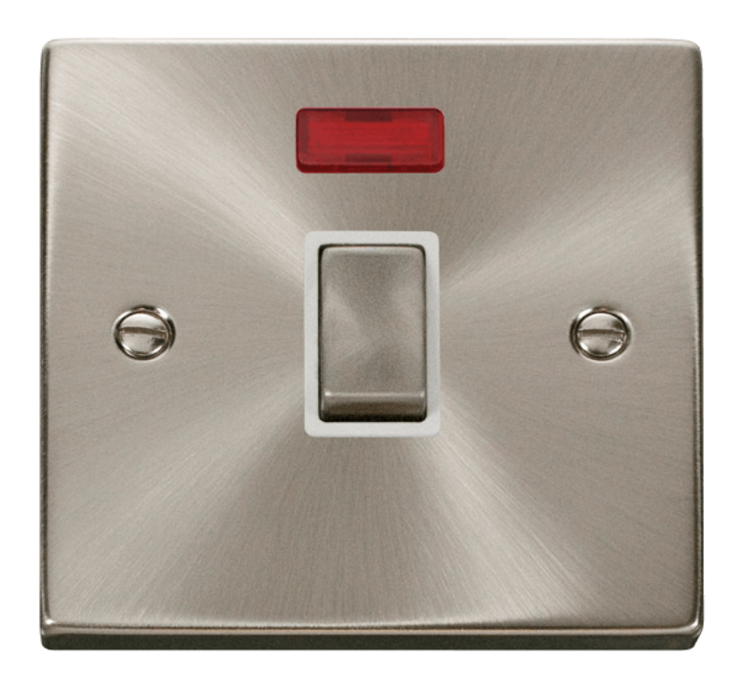 Click VPSC723WH Ingot Switch+Neon DP 20A