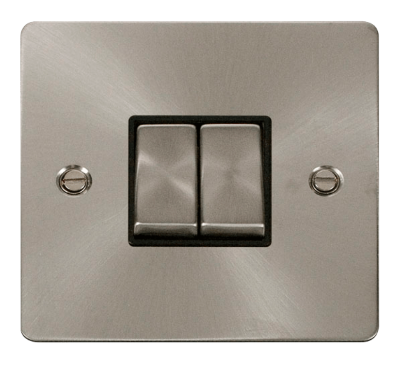 Click FPBS412BK Plateswitch 2G 2W10A