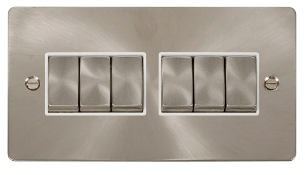 Click FPBS416WH Plateswitch 6G 2W10A