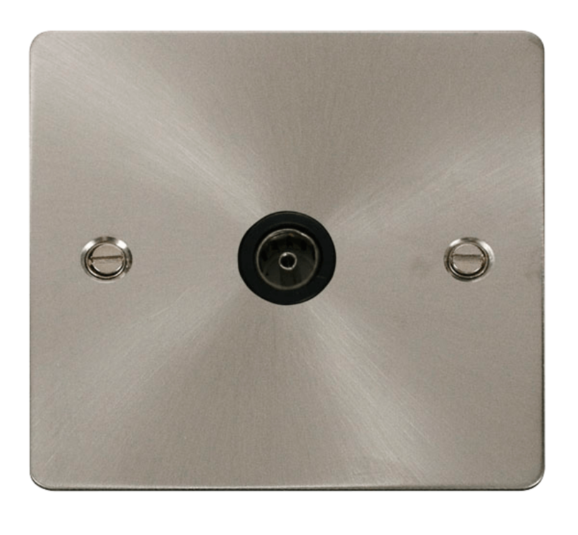 Click FPBS065BK Socket CoAx Single
