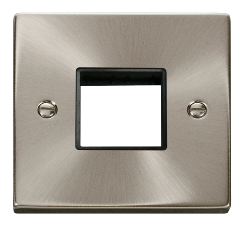 Click VPSC402BK Frontplate 1G 2Aperture