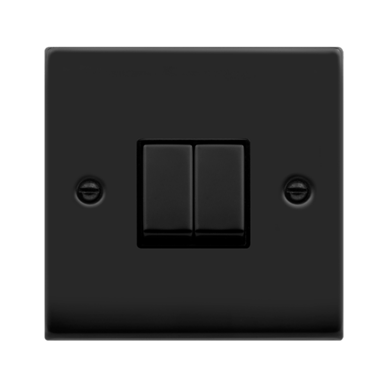 Click VPMB412BK Plateswitch 2G 2W 10A MB