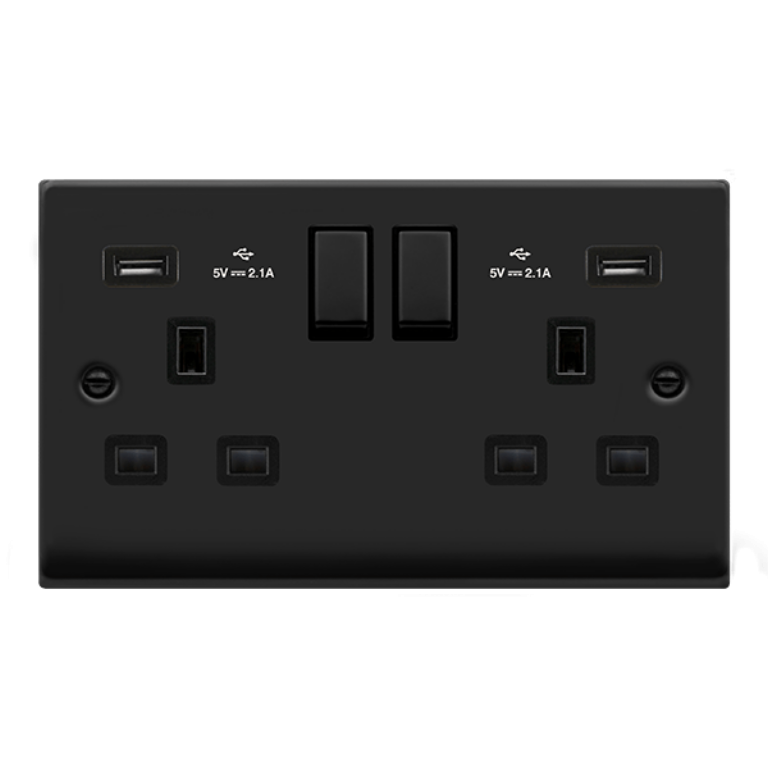 Click VPMB580BK Socket 2G Swd & USB 13A