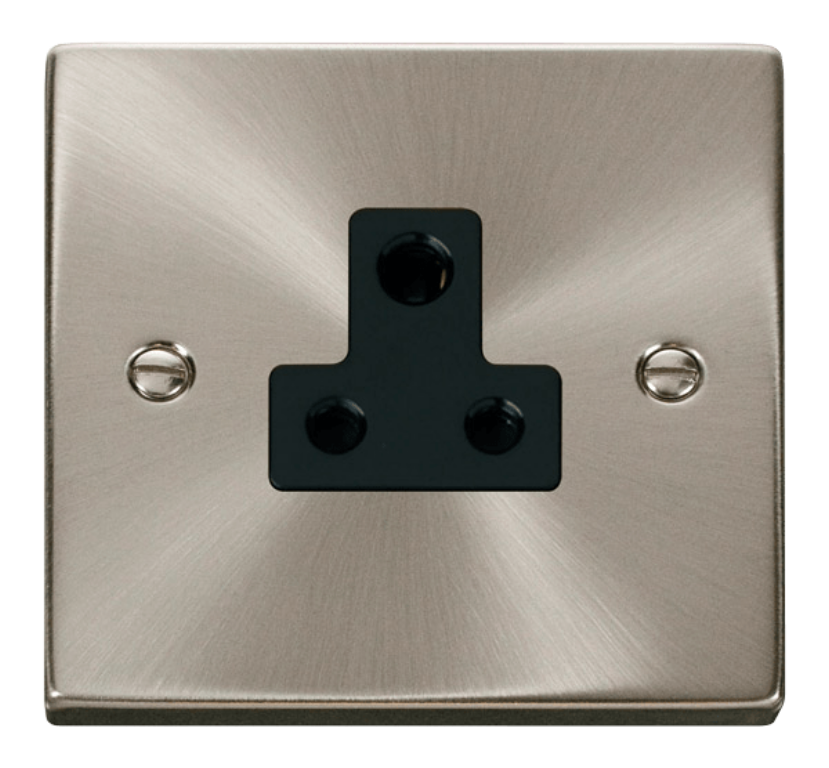 Click VPSC038BK Socket 1G Unswd 5A SC