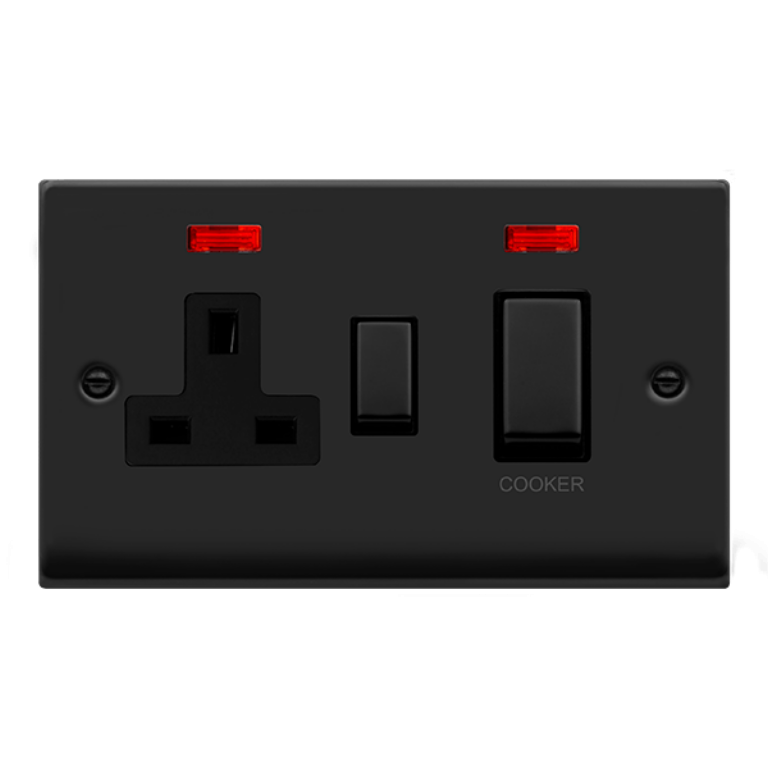 Click VPMB505BK Switch & 13A Socket 45A