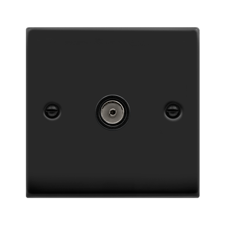 Click VPMB065BK Socket CoAx Single MB