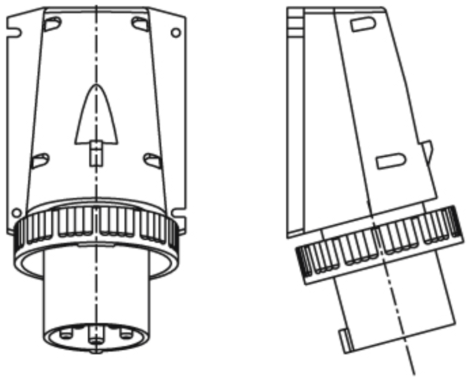 Walther 668306 Appl Plug 63A 220/250V