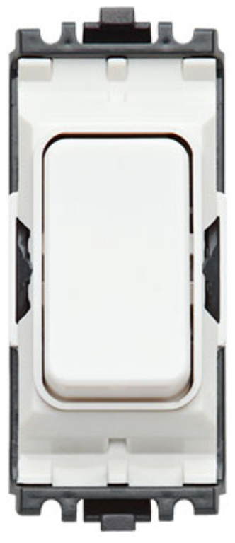 MK K4896WHI Grid Switch 1 Way DP 20A