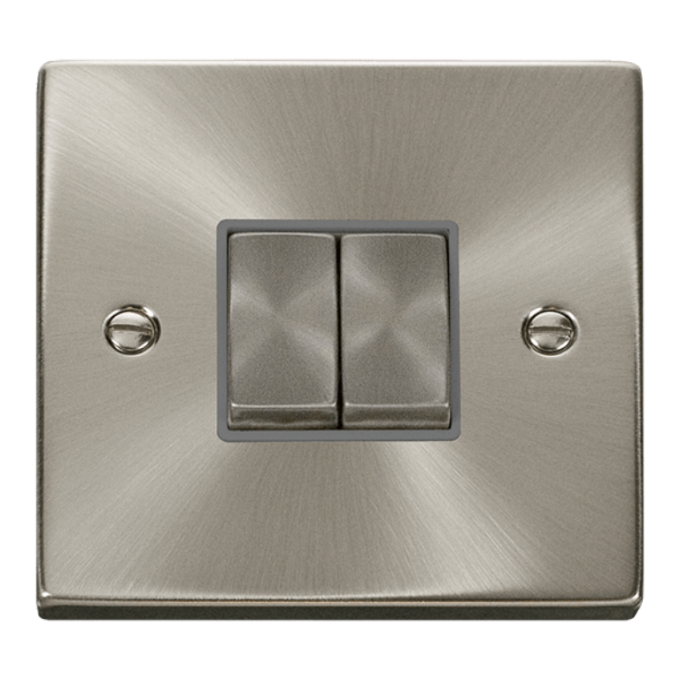 Click VPSC412GY Plateswitch 2G 2W 10A SC