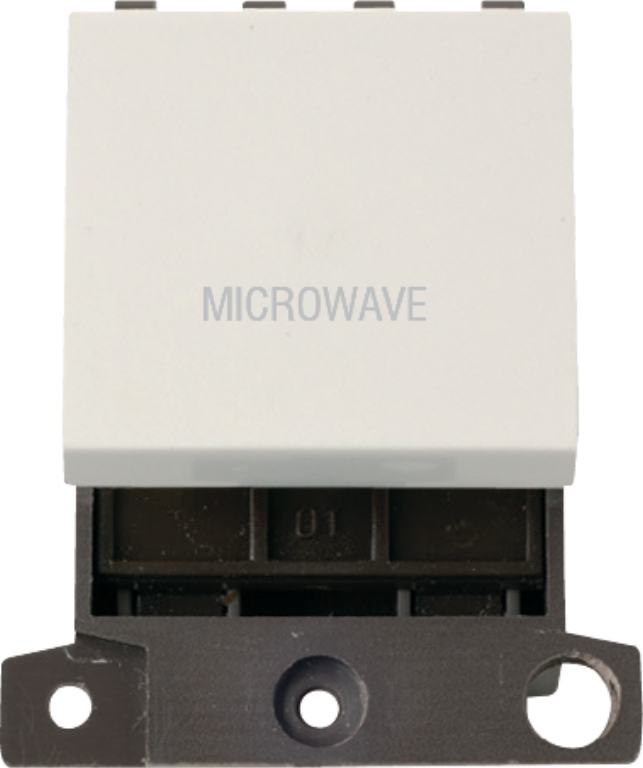Click MD022PW-MW Switch DP 2 Module 20A