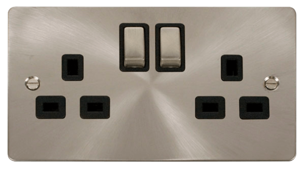 Click FPBS536BK Socket 2G DP Switched13A