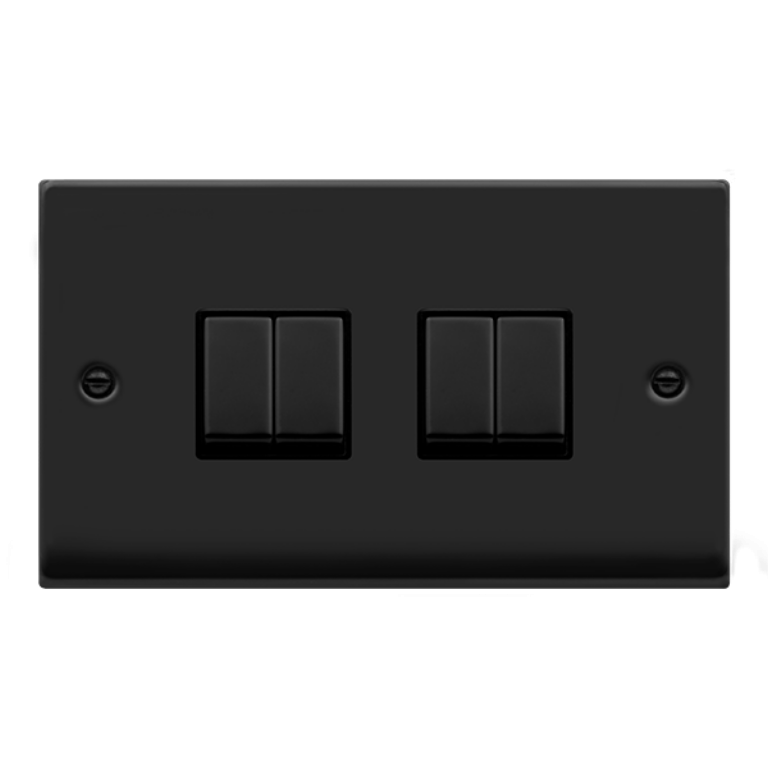 Click VPMB414BK Plateswitch 4G 2W 10A MB