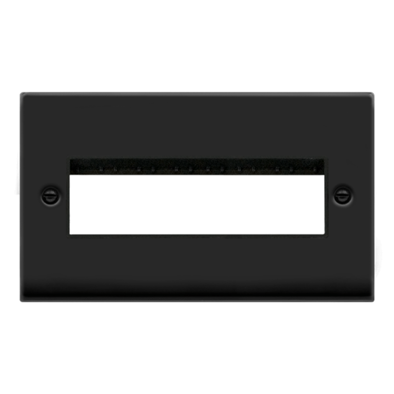 Click VPMB426BK Frontplate 2G 6 Aperture