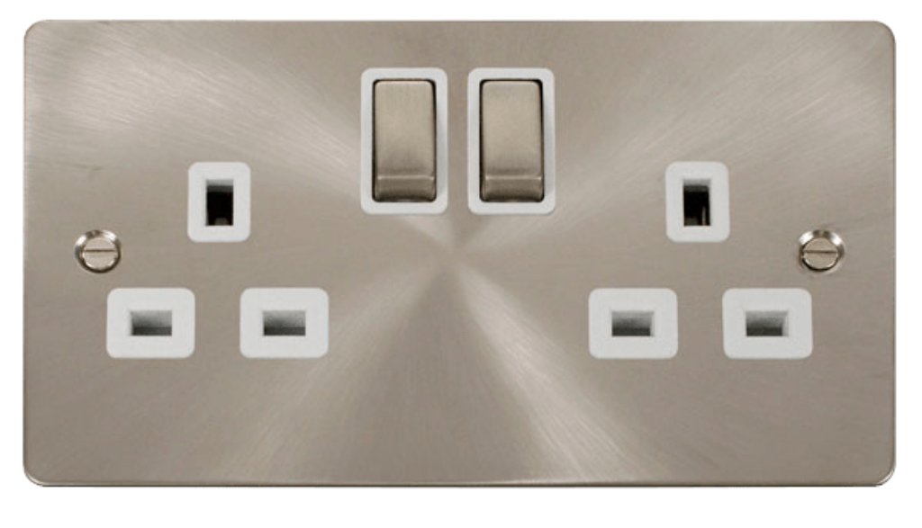 Click FPBS536WH Socket 2G DP Switched13A