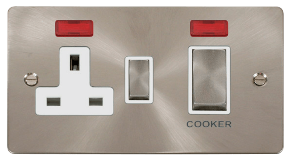 Click FPBS505WH Switch & 13A Socket 45A