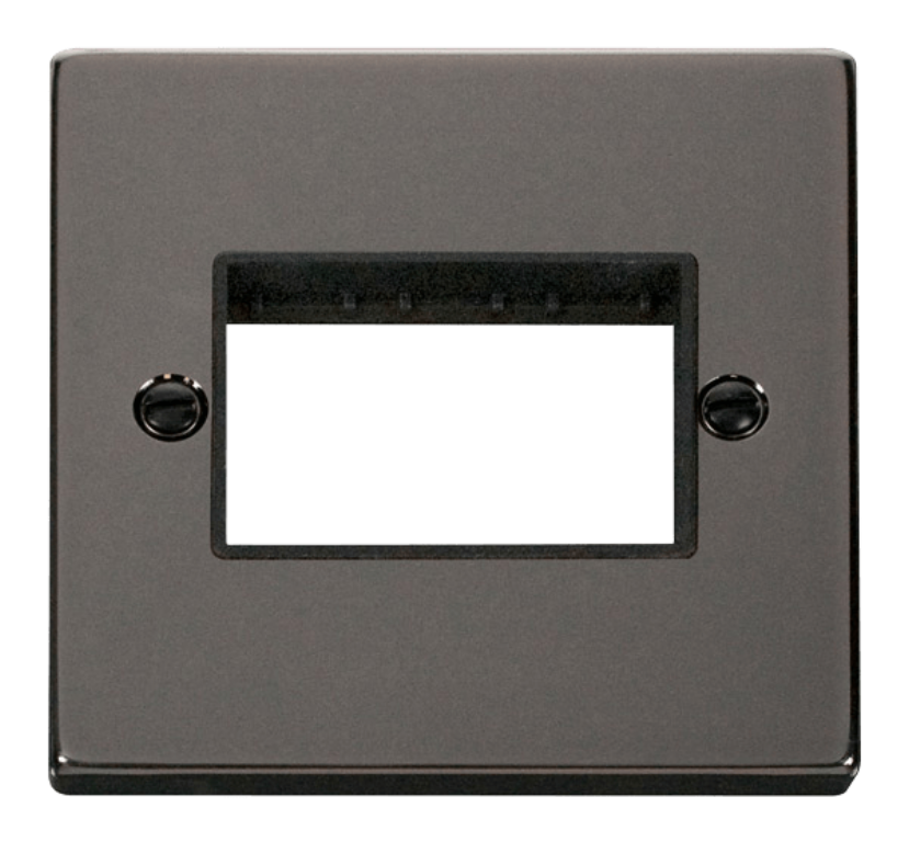 Click VPBN403BK Frontplate 1G 3Aperture