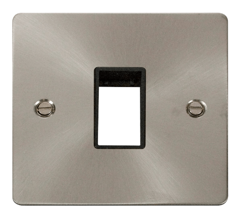 Click FPBS401BK Frontplate 1G 1Aperture