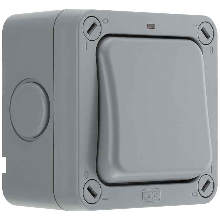 BG WP12 IP66 Switch 1 Gang 2 Way 20A