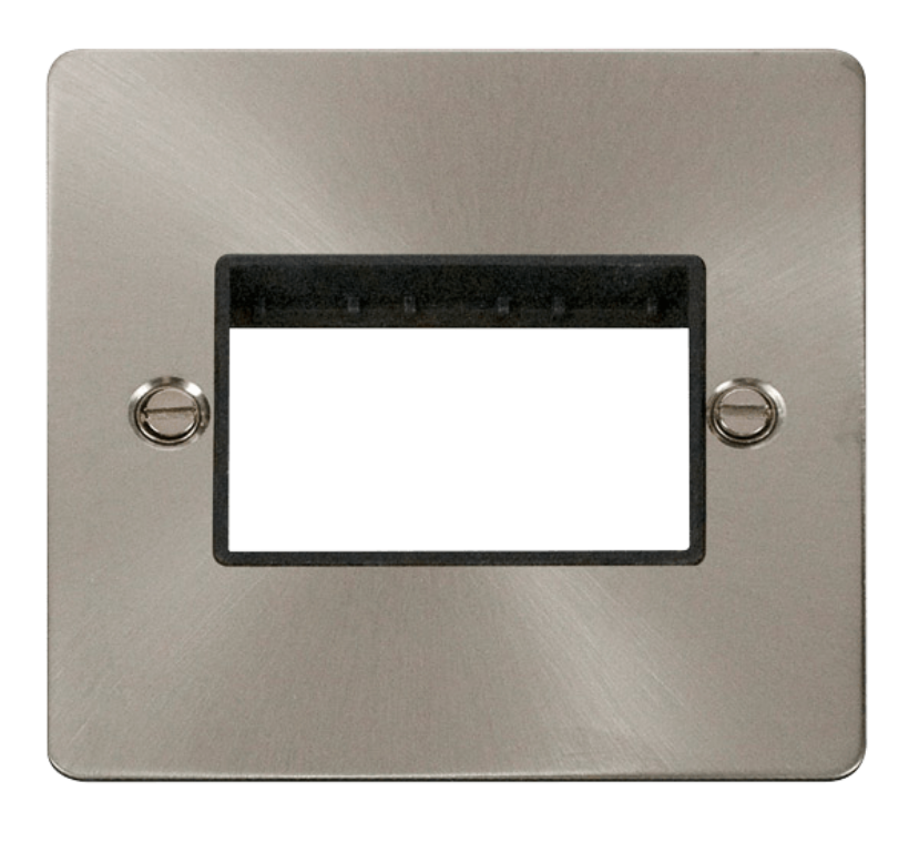 Click FPBS403BK Frontplate 1G 3Aperture