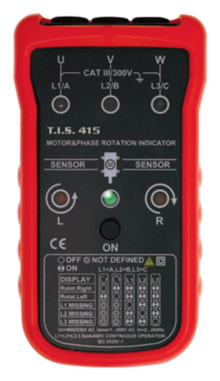 TIS TIS415 Motor/Phase Rotation Tester