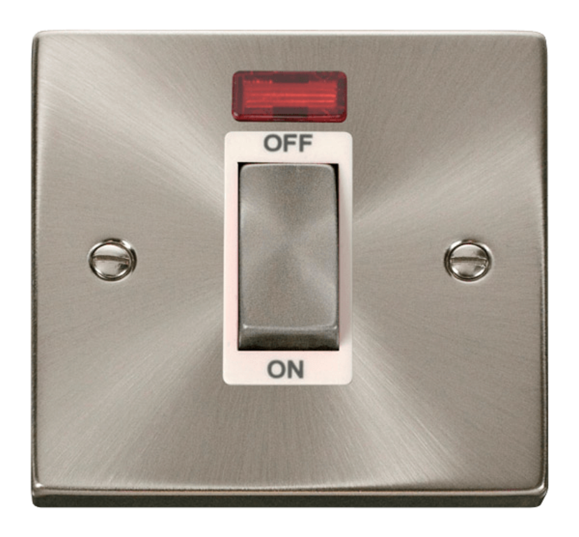 Click VPSC501WH Switch 1 Gang DP 45A