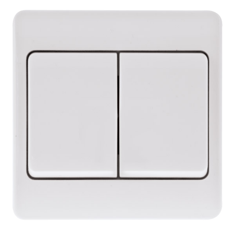 Click CMA812 Switch 2G 2Way Rocker 10AX