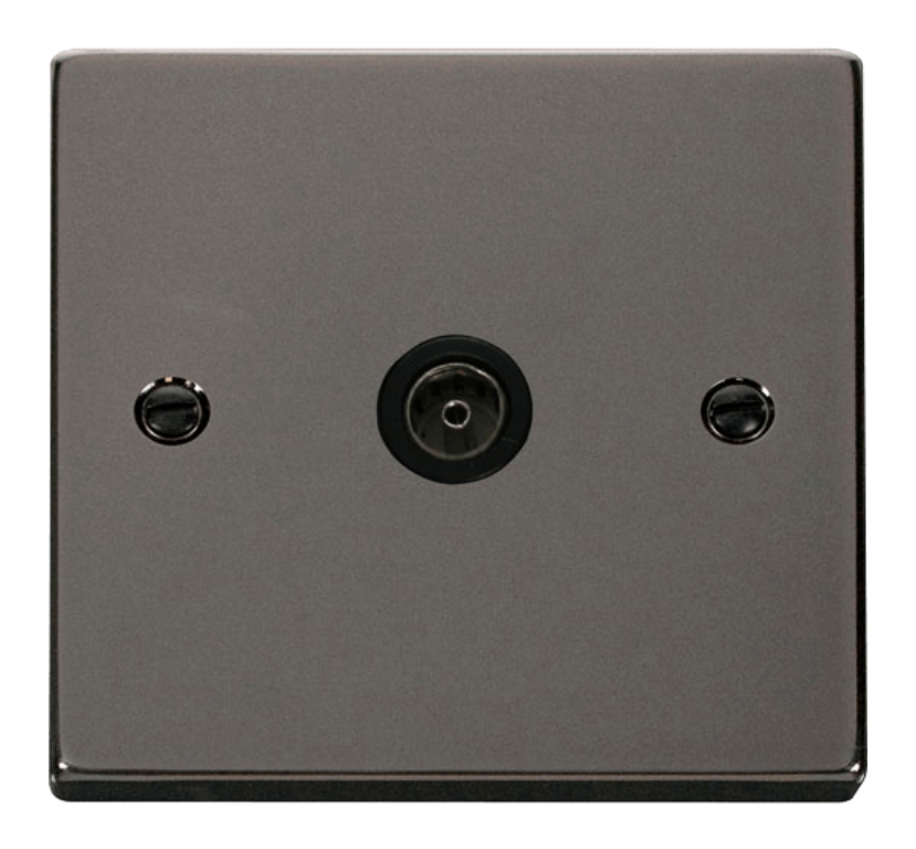 Click VPBN065BK Socket CoAx Single BN