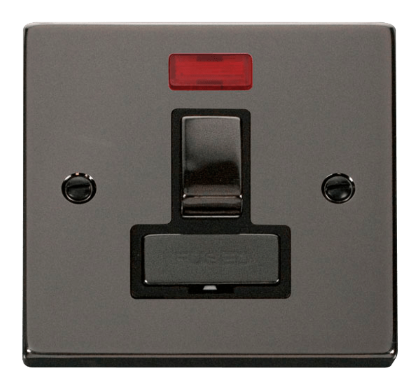 Click VPBN752BK Conn Unit Swd+Neon 13A