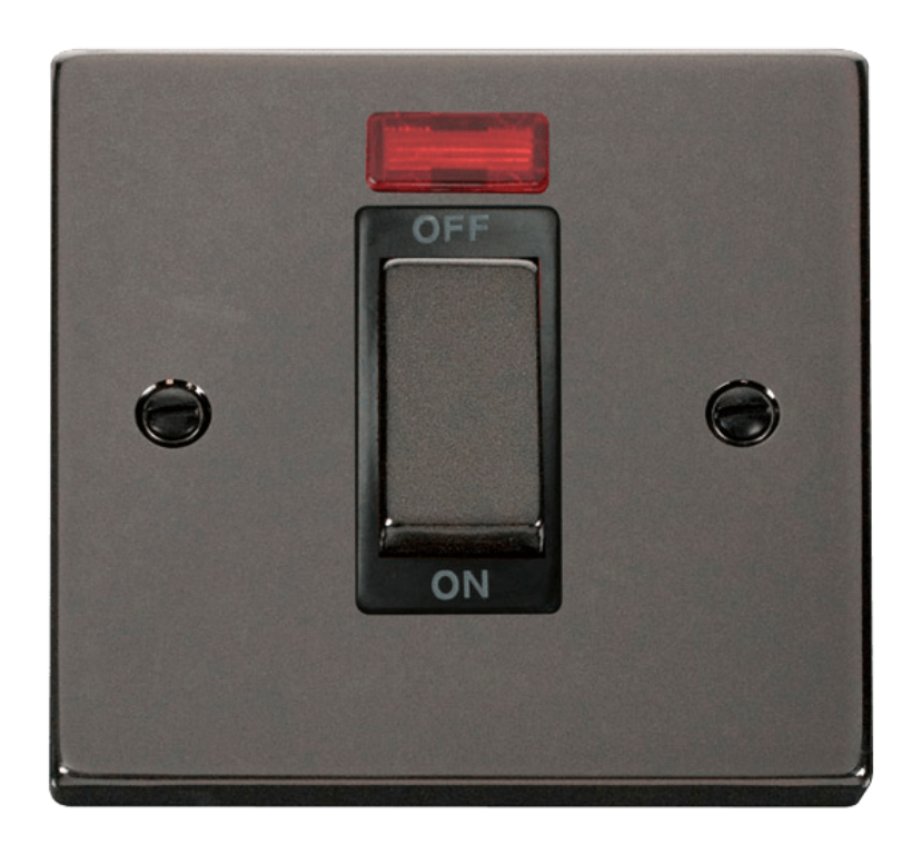 Click VPBN501BK Switch 1 Gang DP 45A