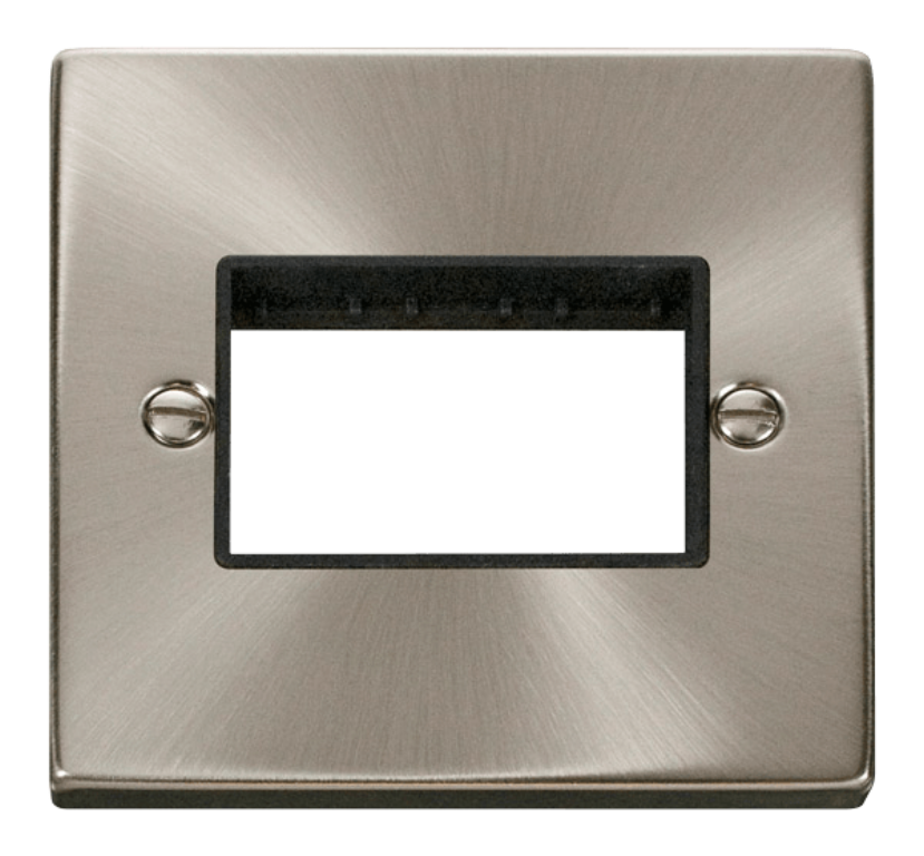 Click VPSC403BK Frontplate 1G 3Aperture