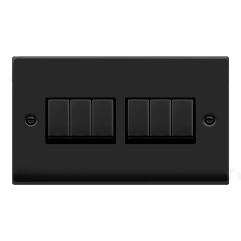 Click VPMB416BK Plateswitch 6G 2W 10A MB