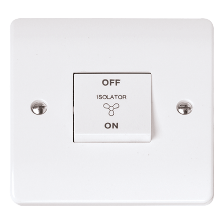 Click CMA020 Switch Fan Isolator10A Whi