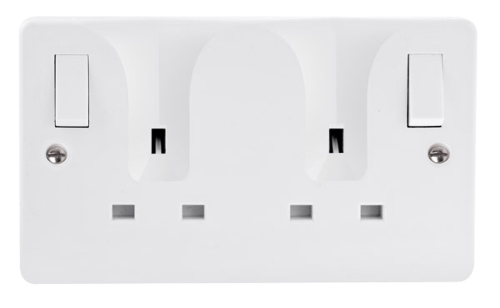Click CMA736 Socket 2G DP Switched 13A