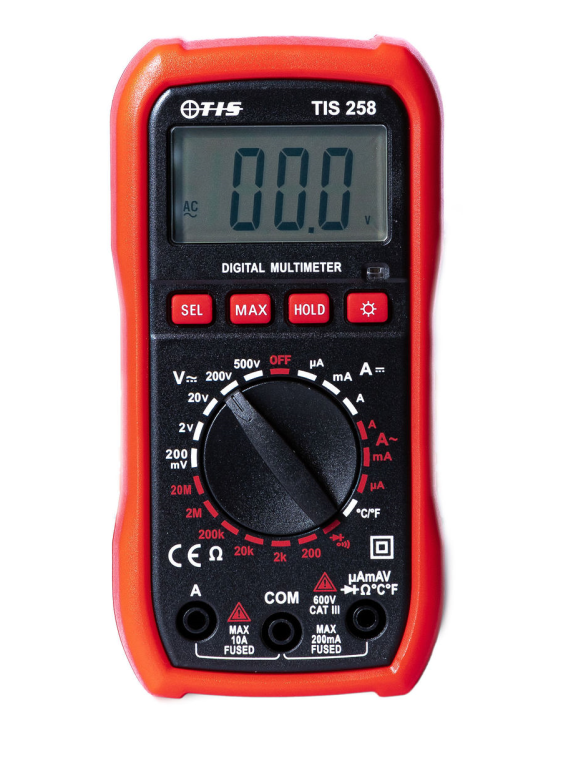 TIS TIS258 Pocklet Multimeter c/w Temp